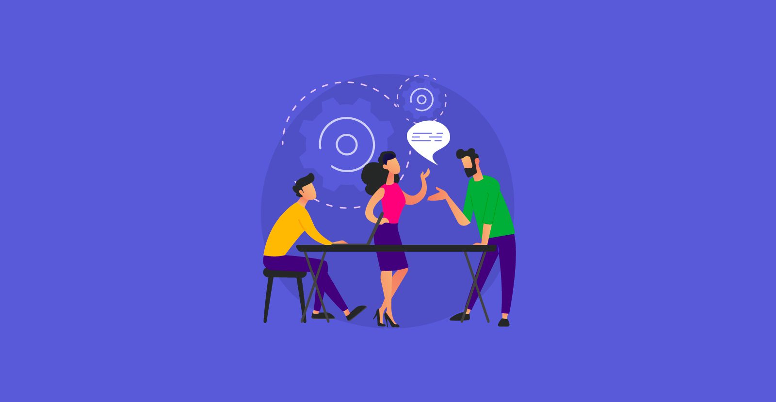 illustration on knowledge management